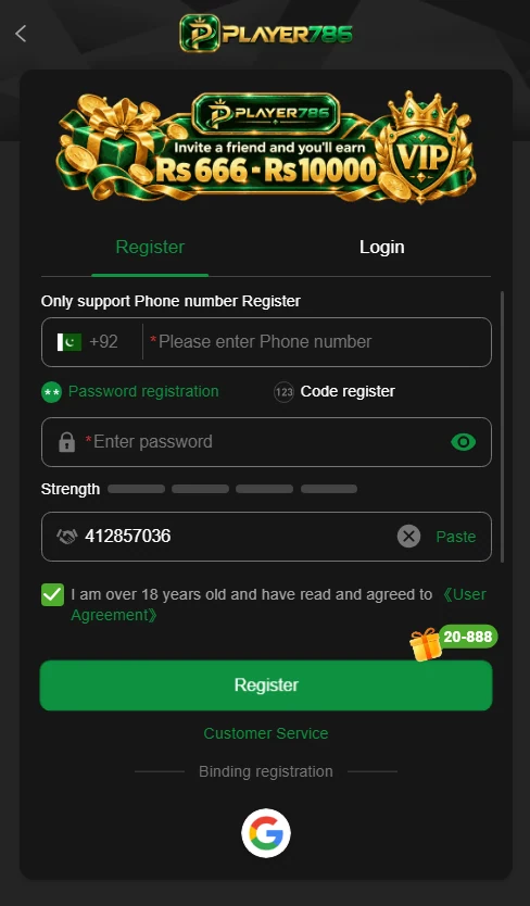 Player786 Game
